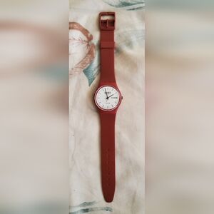 VINTAGE SWATCH WATCH 1983 G-700 RARE PROTOTYPE Brick Color GVC